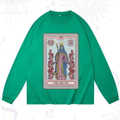 Purplehecate The Death Tarot Long Sleeve T-Shirt