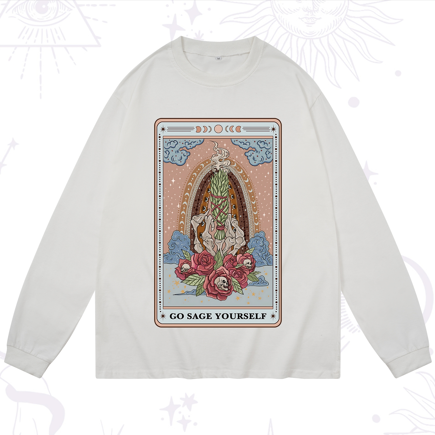 Purplehecate The Go Sage Yourself Tarot Long Sleeve T-Shirt