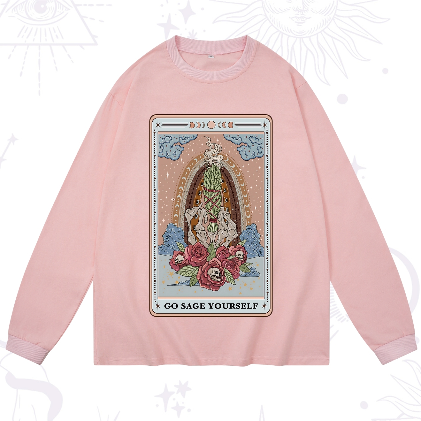 Purplehecate The Go Sage Yourself Tarot Long Sleeve T-Shirt