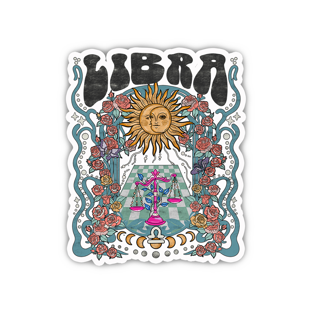 Purplehecate Libra Spirit Zodiac Sticker