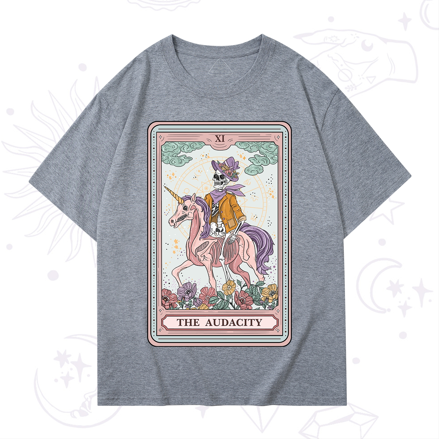 Purplehecate The Audacity Tarot Card T-Shirt