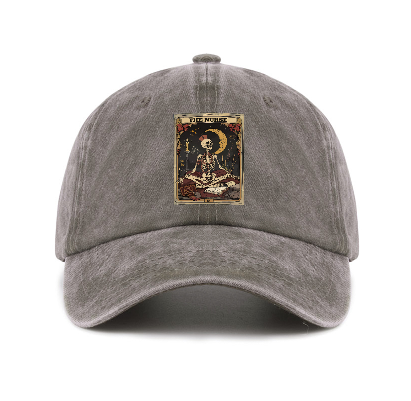 Purplehecate The Nurse Tarot Card Baseball Cap