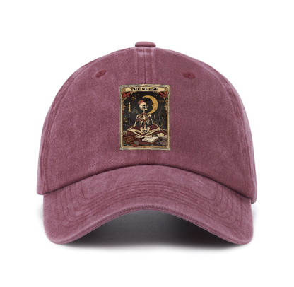 Purplehecate The Nurse Tarot Card Baseball Cap