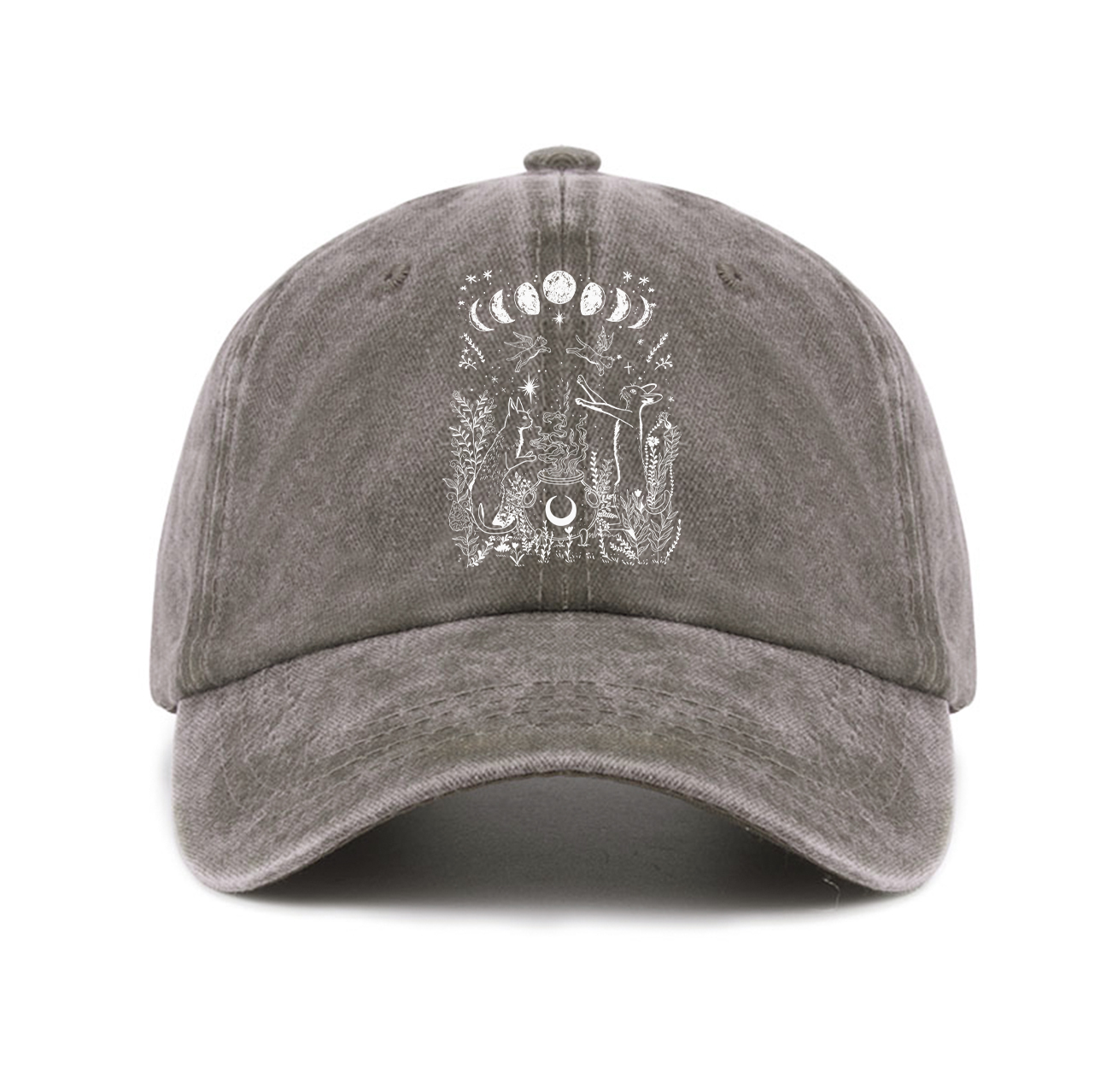 Purplehecate Celestial Cat Baseball Cap