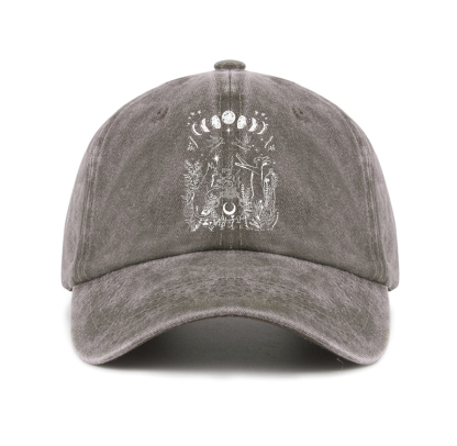 Purplehecate Celestial Cat Baseball Cap