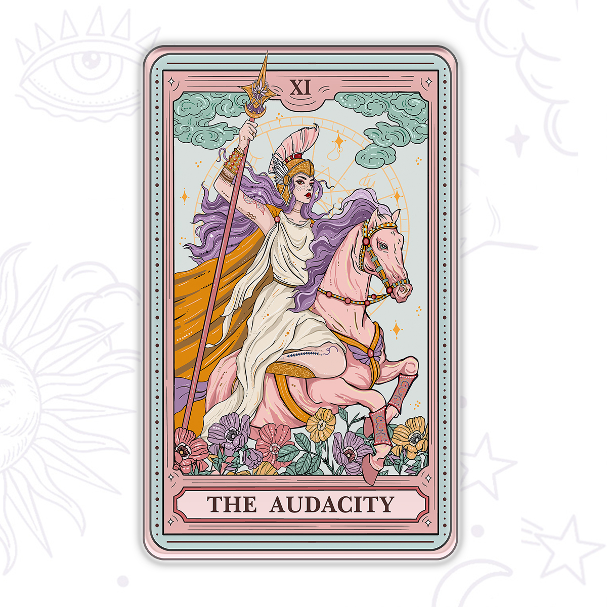 Purplehecate The Audacity Tarot Card Magnet