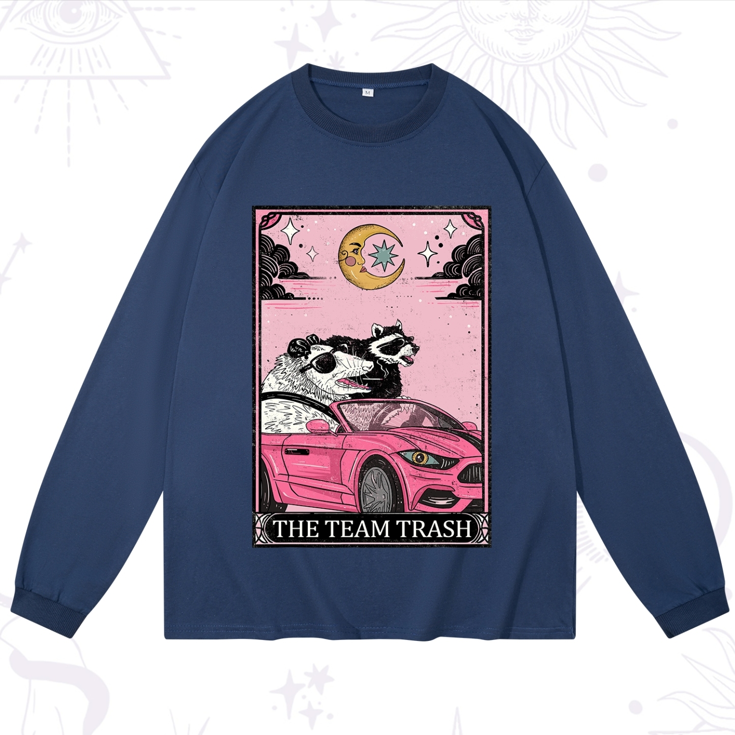 Purplehecate The Team Trash Tarot Card Long Sleeve T-Shirt