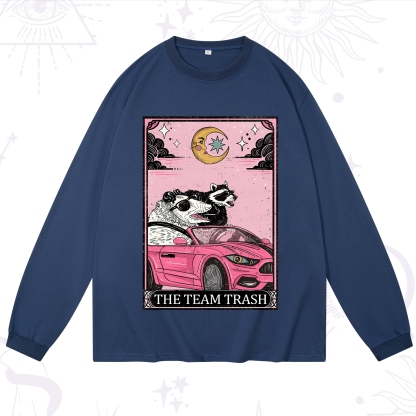 Purplehecate The Team Trash Tarot Card Long Sleeve T-Shirt