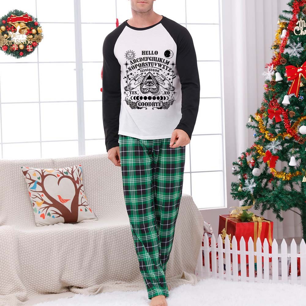 Purplehecate Hello Goodbye Christmas Pajamas