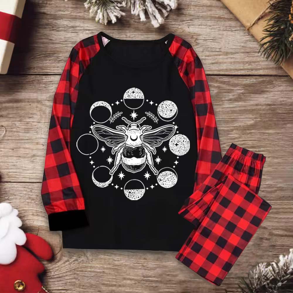 Purplehecate Moon Bee Christmas Pajamas
