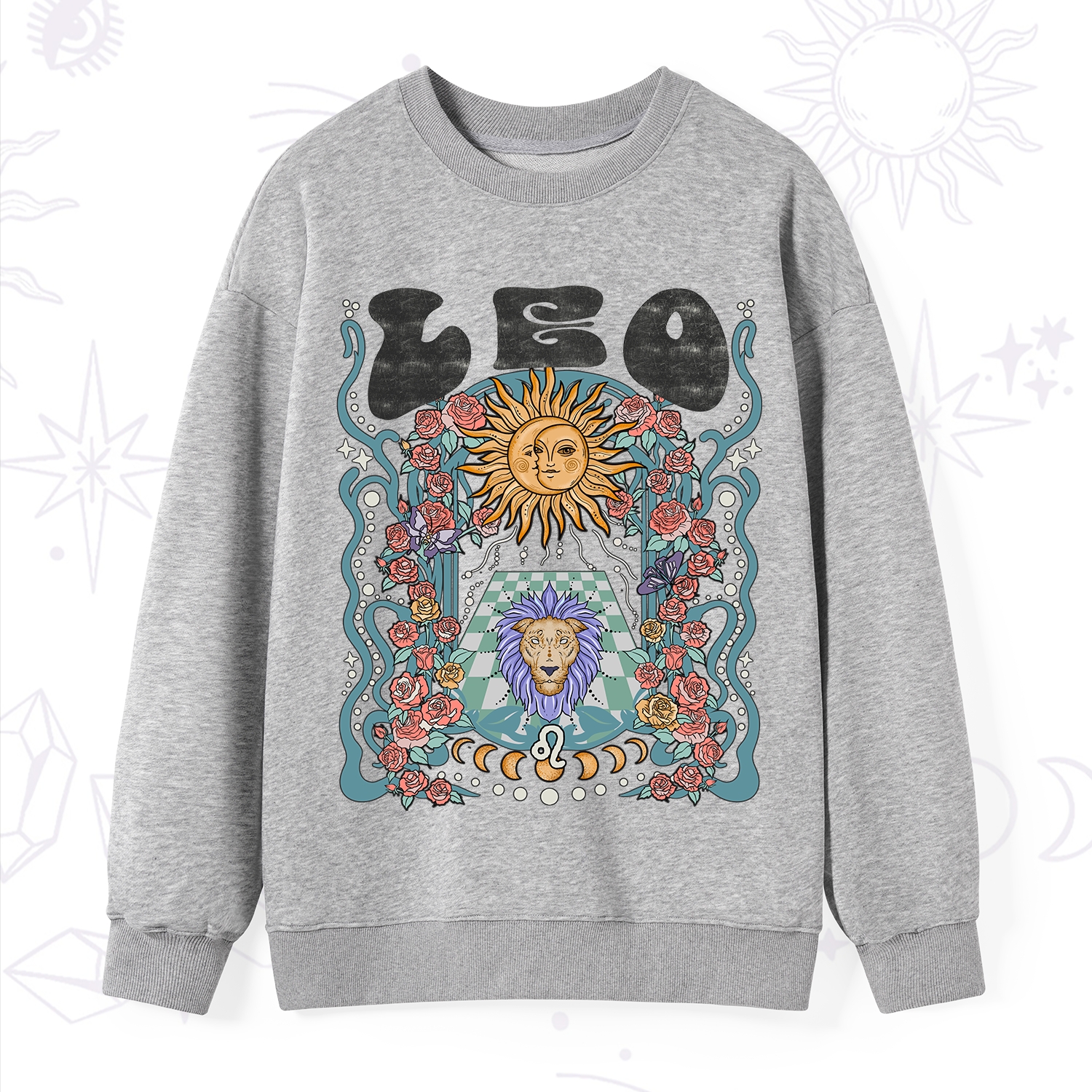 Purplehecate Leo Spirit Zodiac Sweatshirt