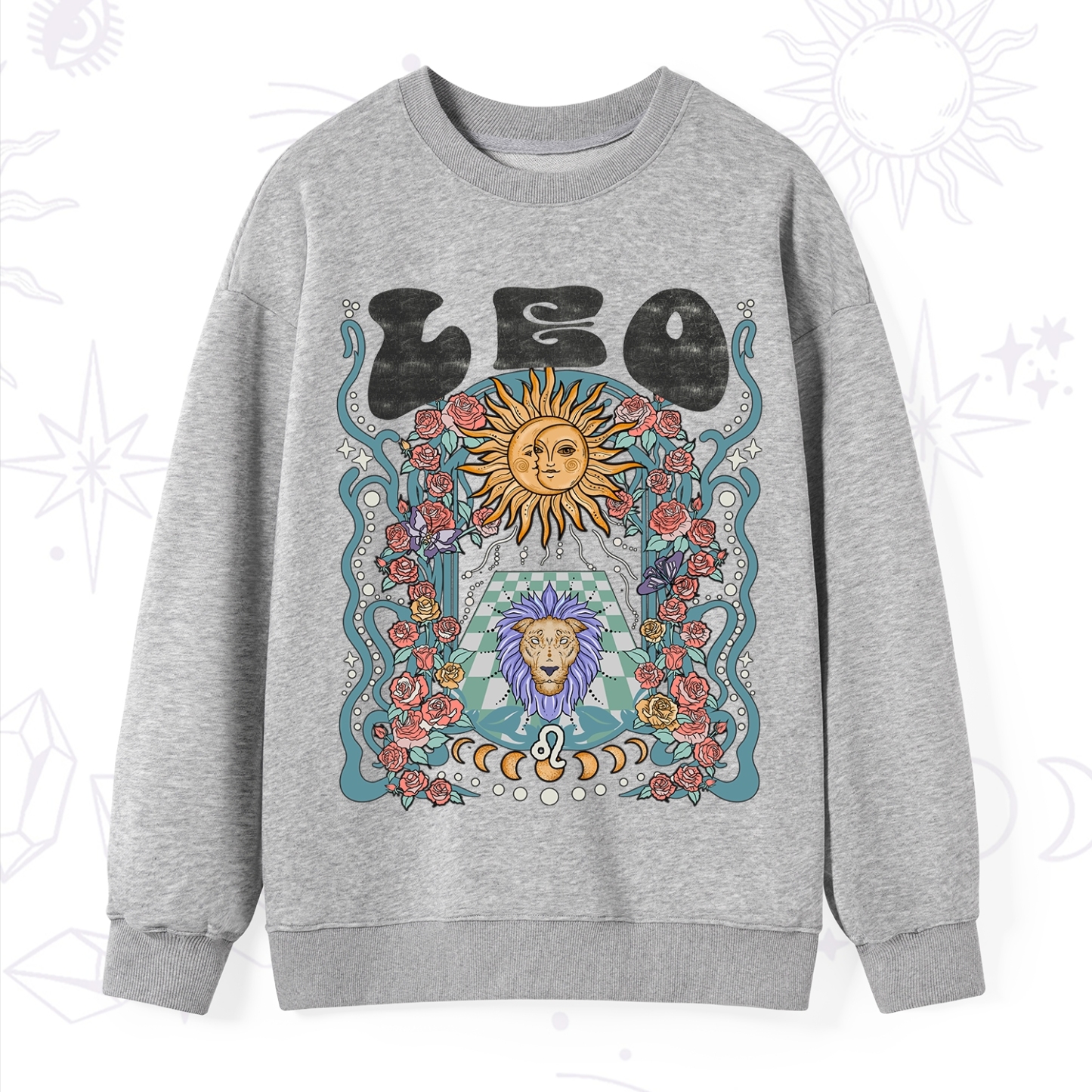 Purplehecate Leo Spirit Zodiac Sweatshirt