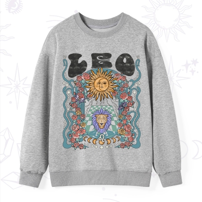 Purplehecate Leo Spirit Zodiac Sweatshirt