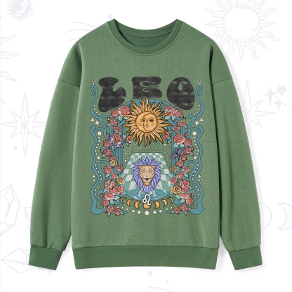 Purplehecate Leo Spirit Zodiac Sweatshirt