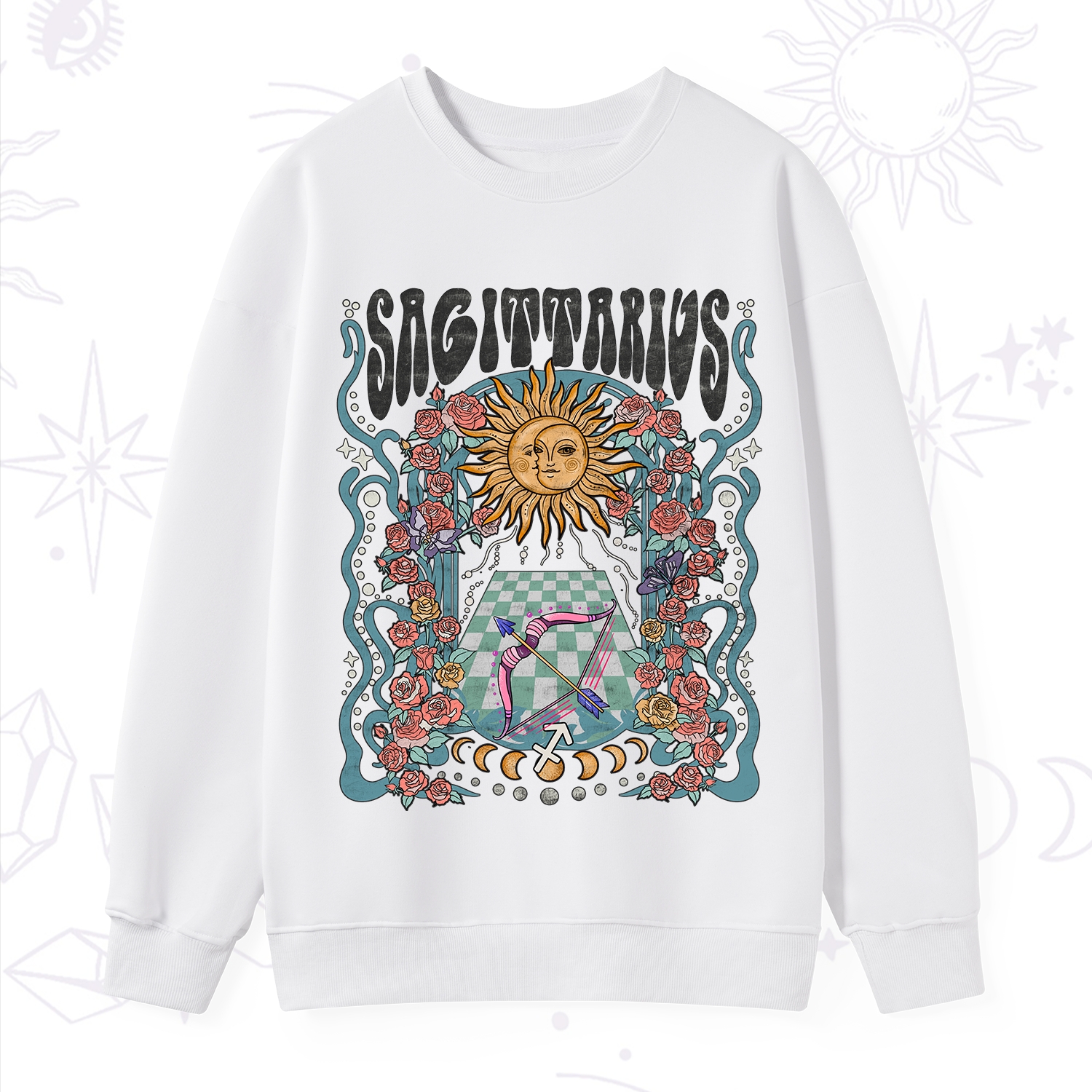 Purplehecate Sagittarius Spirit Zodiac Sweatshirt