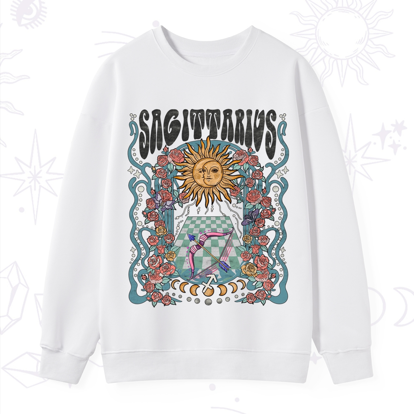 Purplehecate Sagittarius Spirit Zodiac Sweatshirt