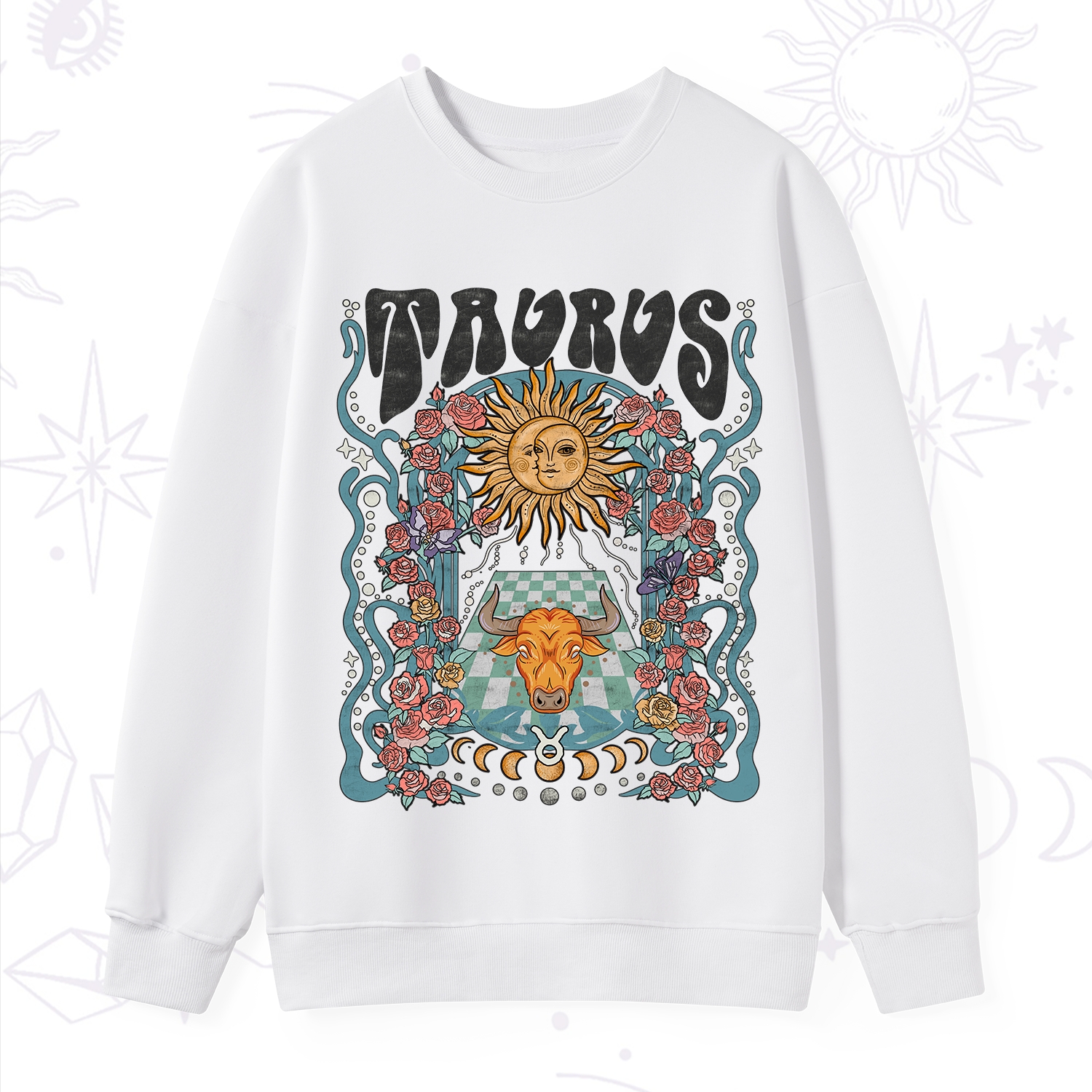 Purplehecate Taurus Spirit Zodiac Sweatshirt
