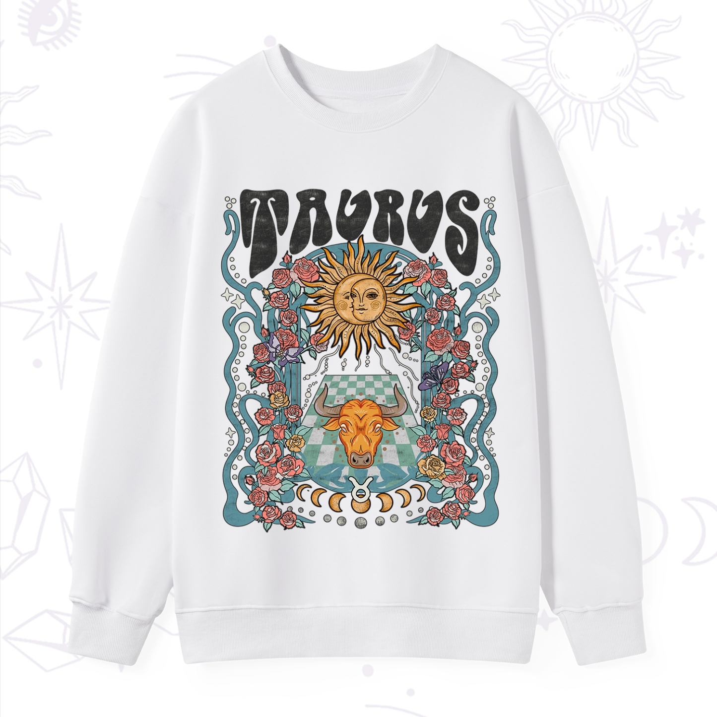 Purplehecate Taurus Spirit Zodiac Sweatshirt
