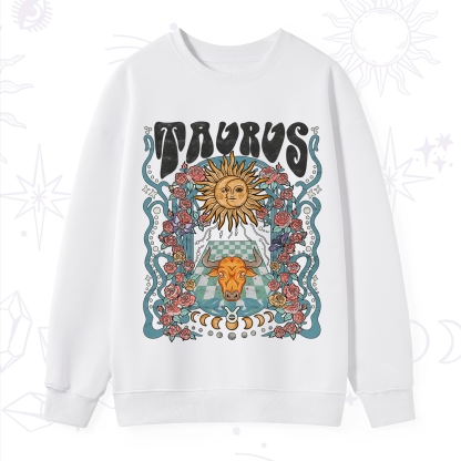 Purplehecate Taurus Spirit Zodiac Sweatshirt