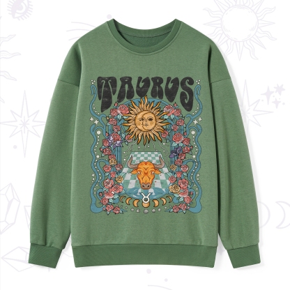 Purplehecate Taurus Spirit Zodiac Sweatshirt