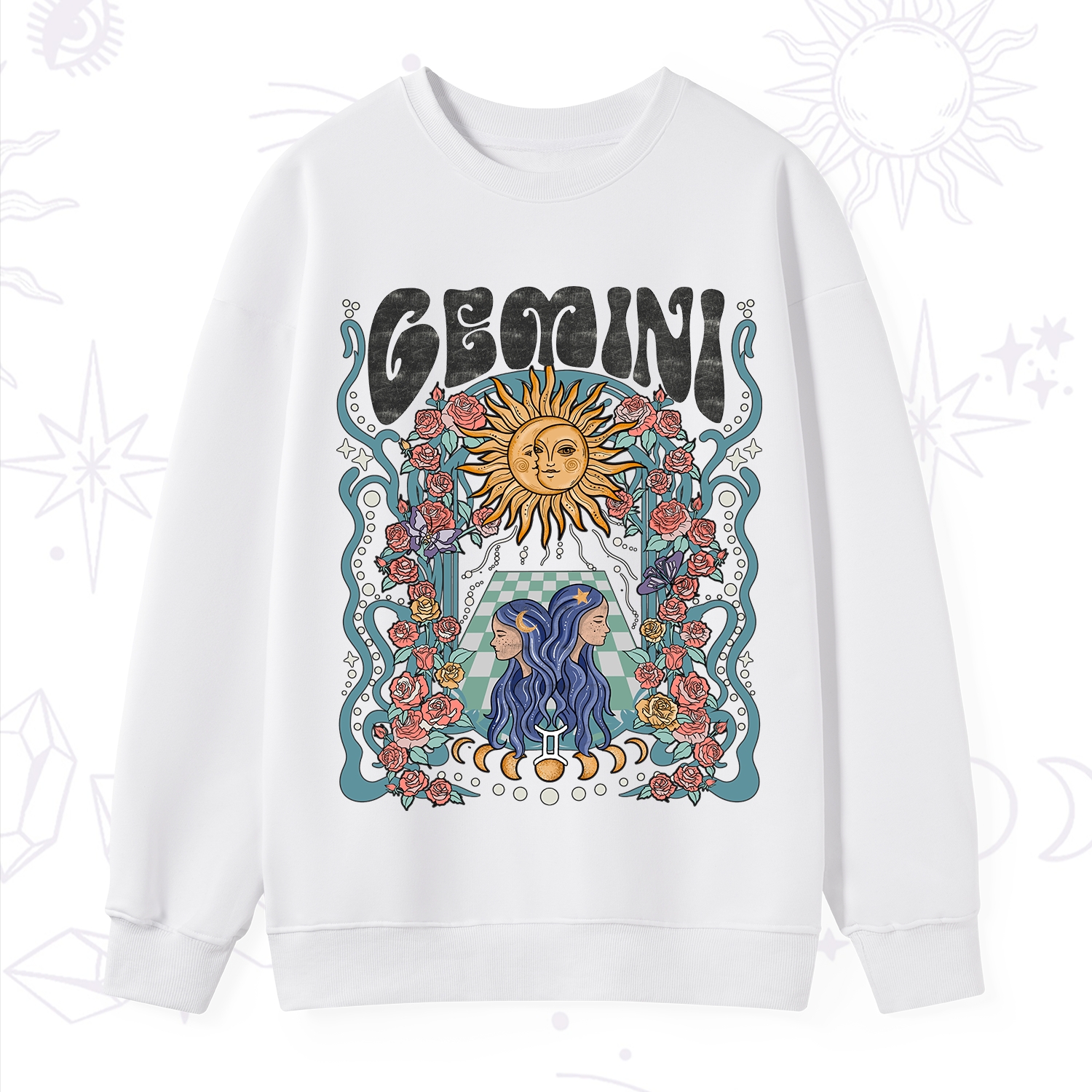 Purplehecate Gemini Spirit Zodiac Sweatshirt