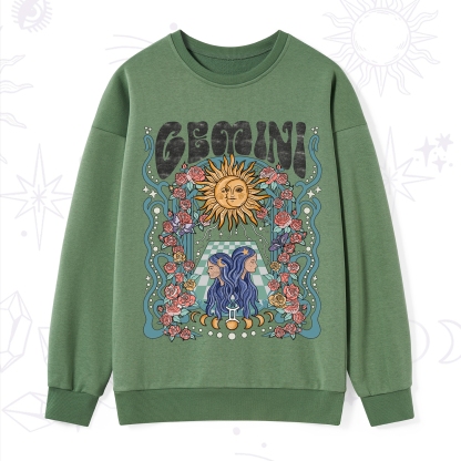 Purplehecate Gemini Spirit Zodiac Sweatshirt
