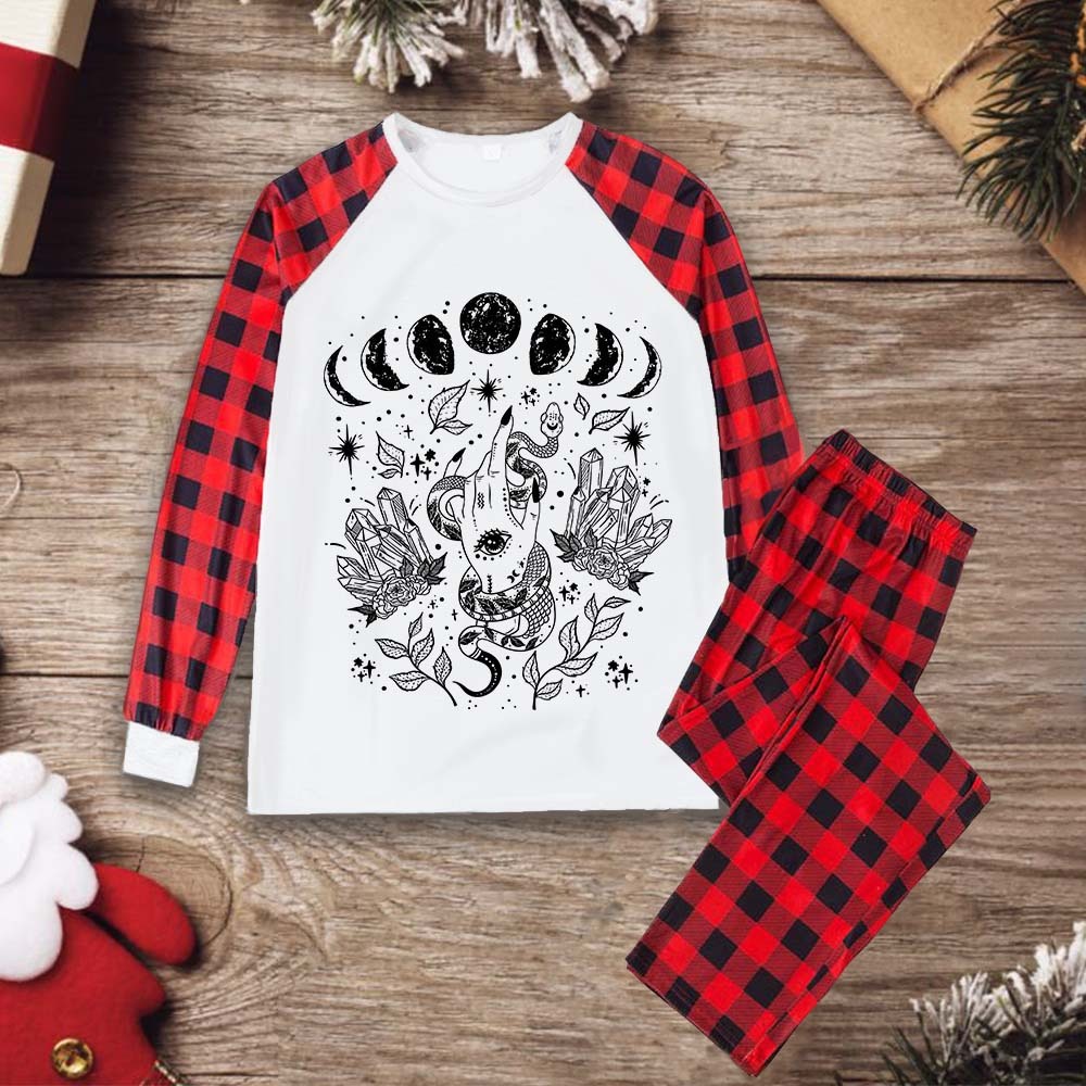 Purplehecate Reach For The Moon Christmas Pajamas