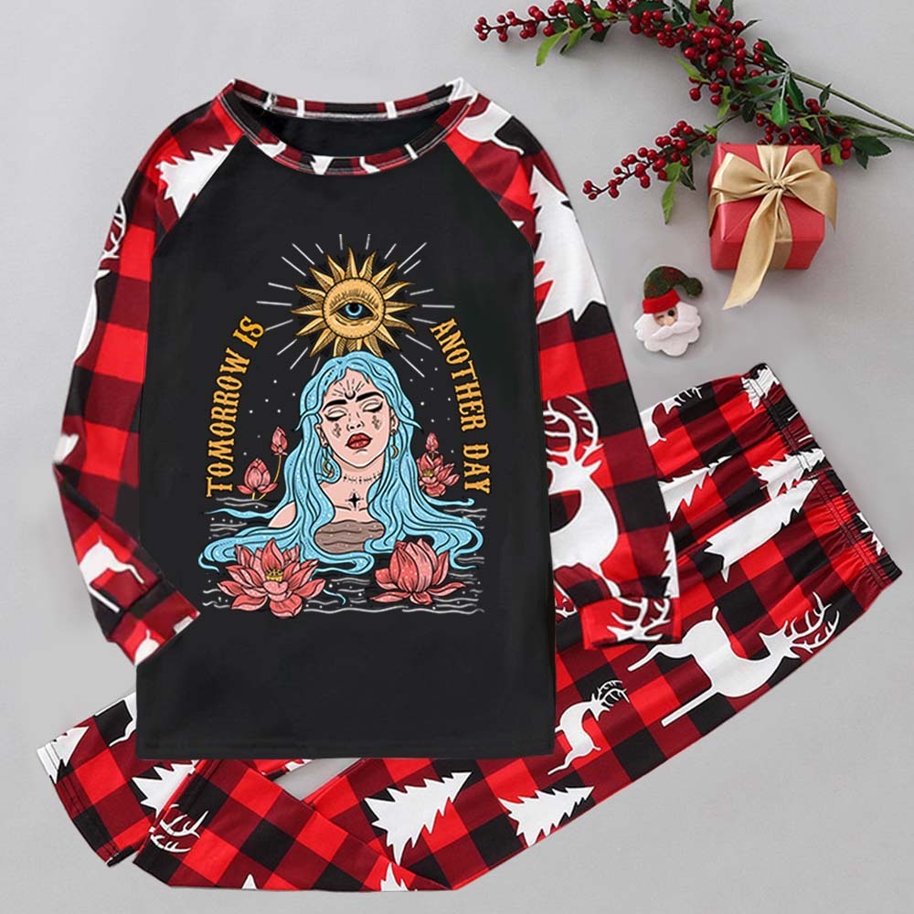 Purplehecate Tomorrow Is Another Day Elk Christmas Pajamas