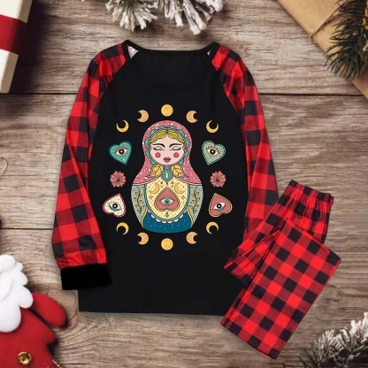Purplehecate Nesting Doll Christmas Pajamas