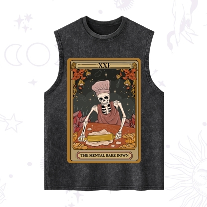 Purplehecate The Mental Bake Down Tarot Washed Tank