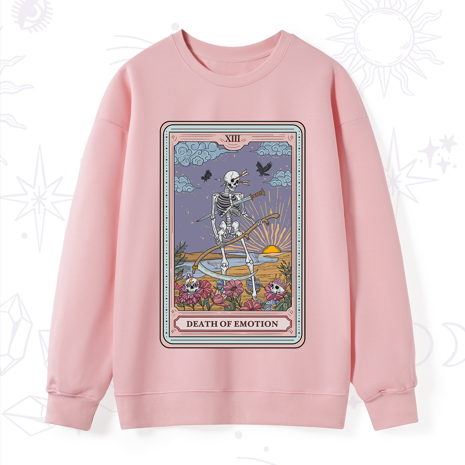 Purplehecate The Death Of Emotion Tarot Sweatshirt