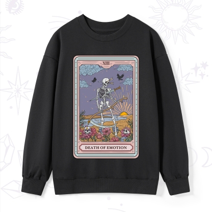 Purplehecate The Death Of Emotion Tarot Sweatshirt