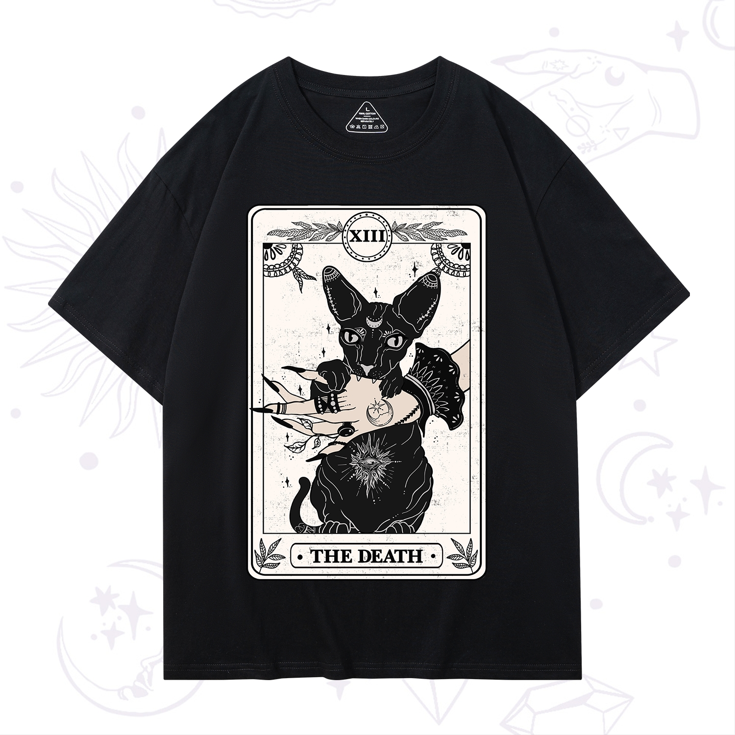 Purplehecate The Death Cat Tarot T-Shirt