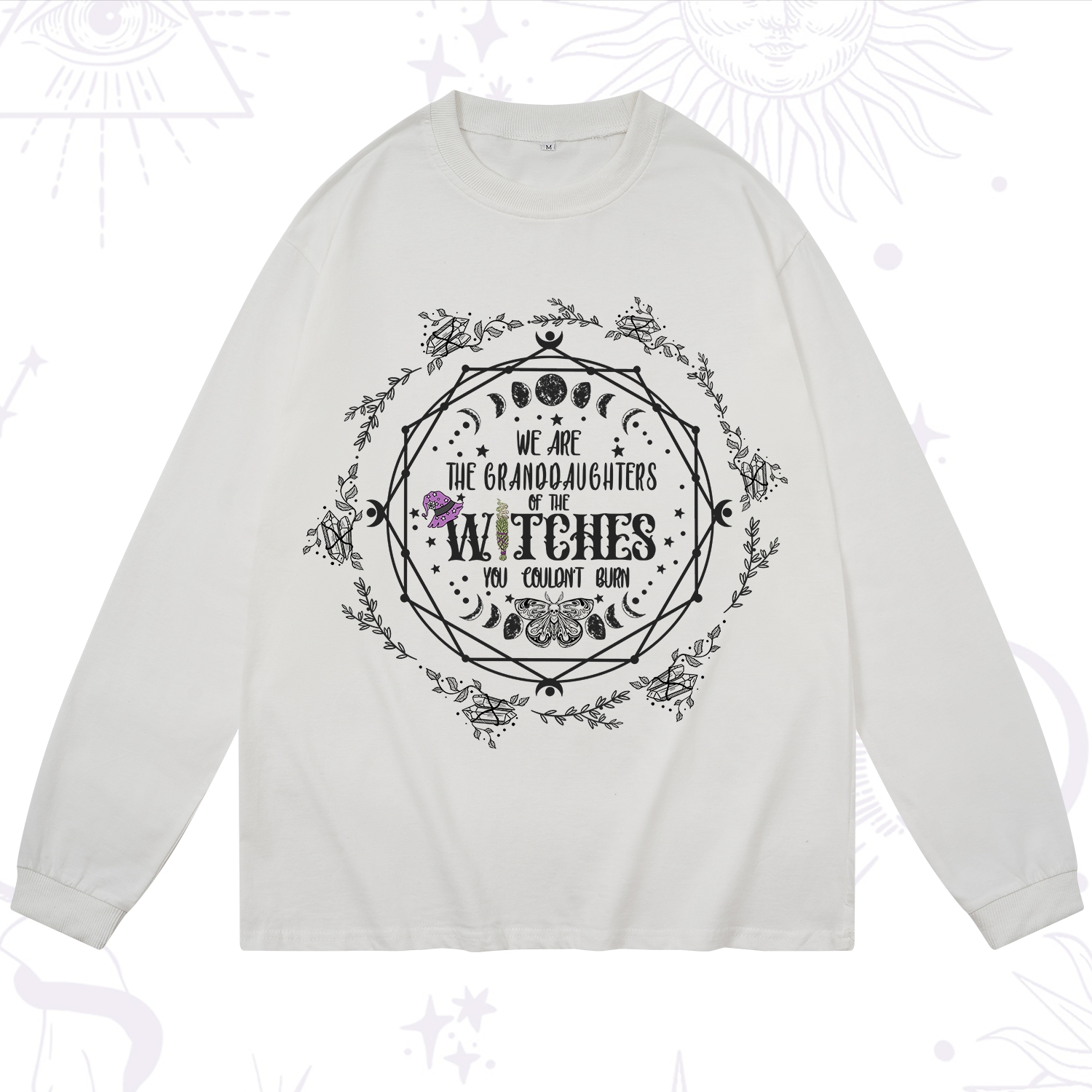 Purplehecate We Are the Granddaughters of the Witches You Could Not Burn Long Sleeve T-Shirt