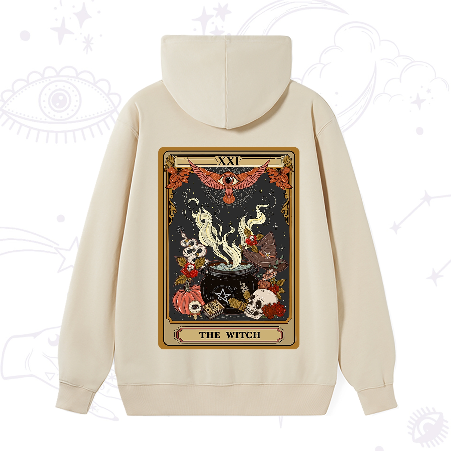 Purplehecate The Witch Magical Tarot Hoodie