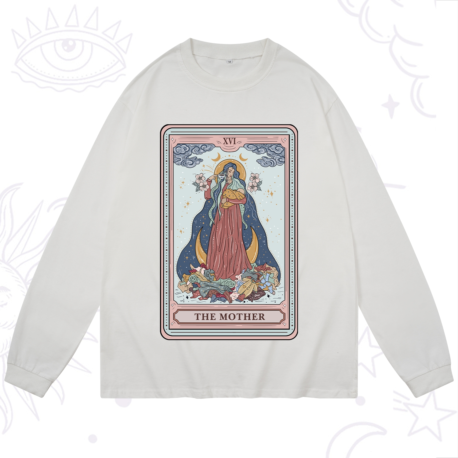 Purplehecate The Mother Tarot Long Sleeve T-Shirt