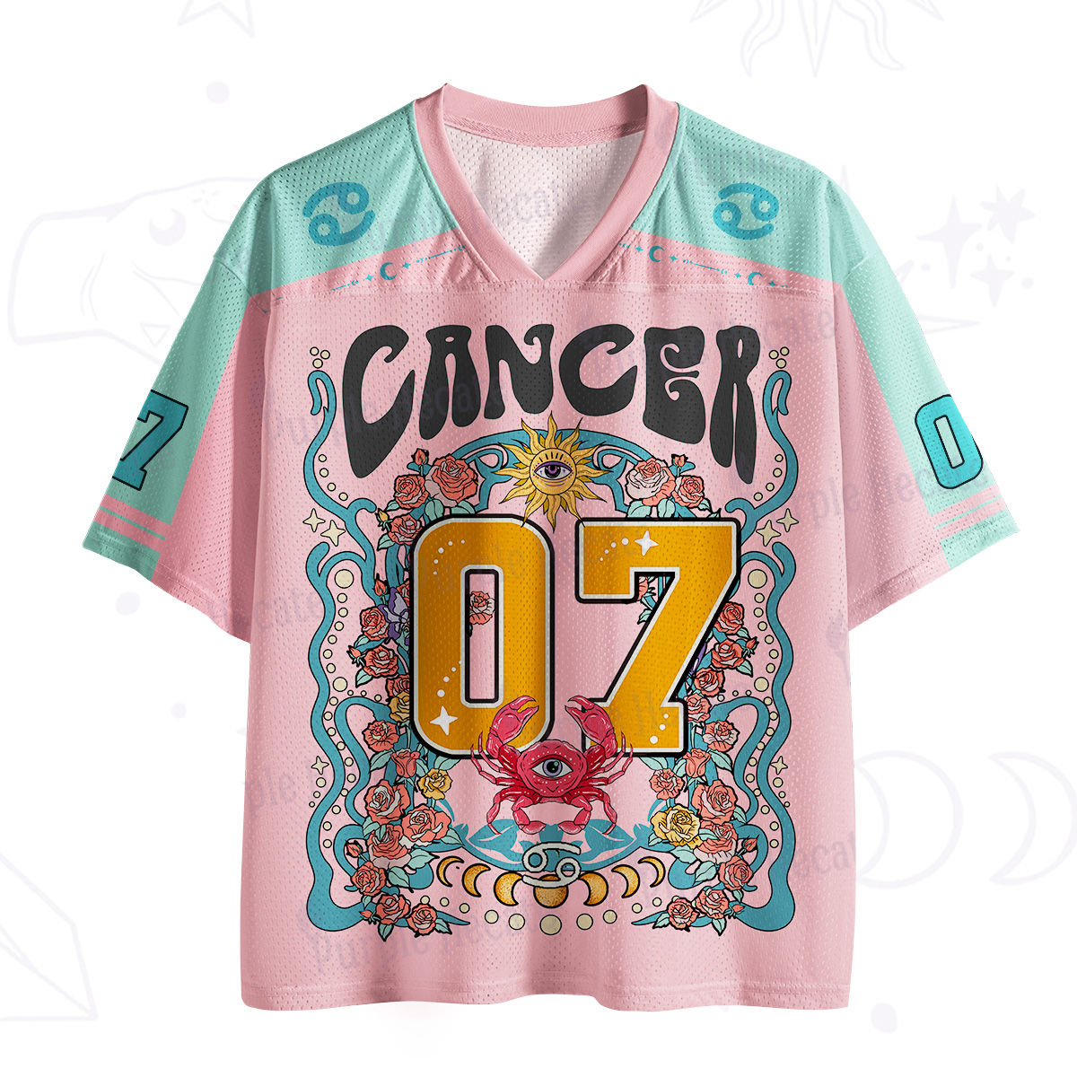 Purplehecate Cancer Spirit Zodiac Mesh Jersey