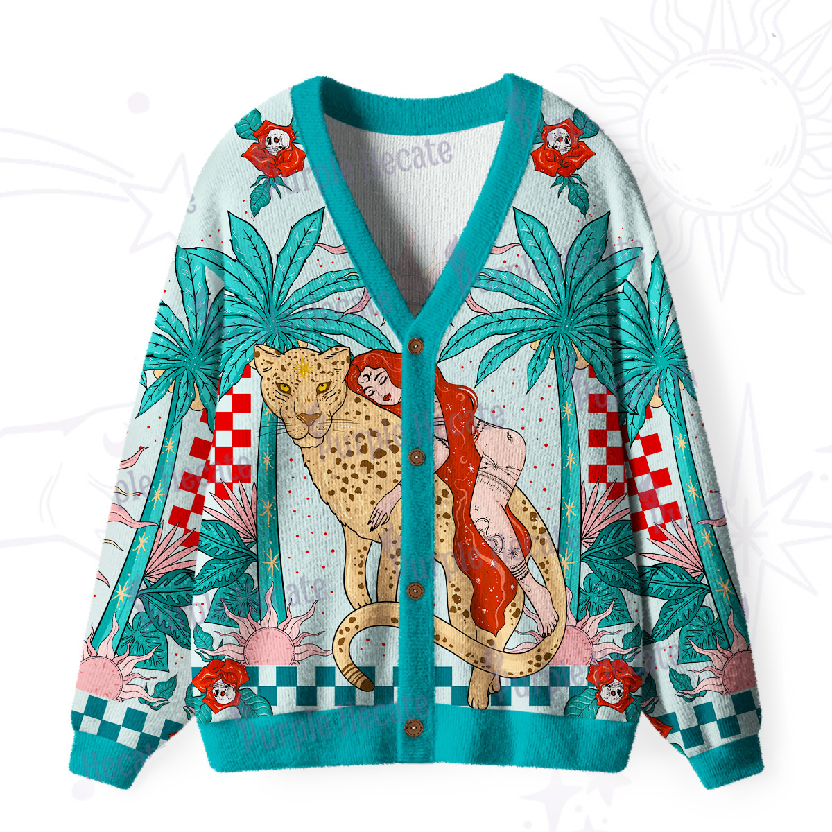 Purplehecate In My Delulu Era Ugly Cardigan Sweaters