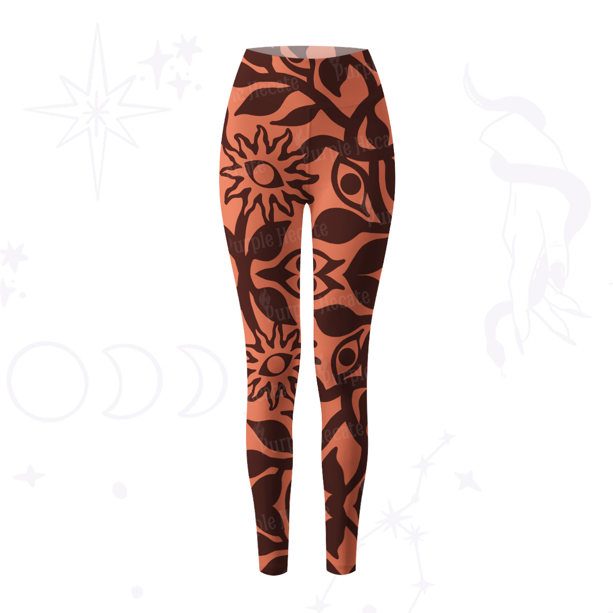 Purplehecate Witchy Sun Gaze Yoga Pants