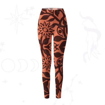 Purplehecate Witchy Sun Gaze Yoga Pants