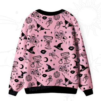 Purplehecate Witch’s Night Out Ugly Cardigan Sweaters