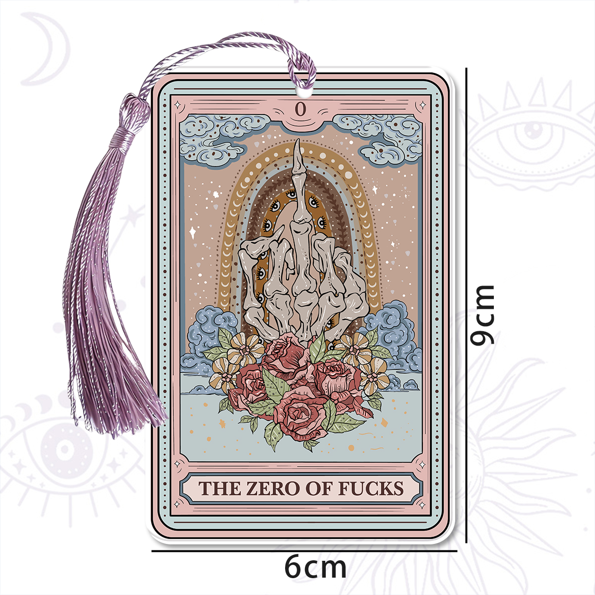 Purplehecate The Zero Of Fucks Tarot Bookmark