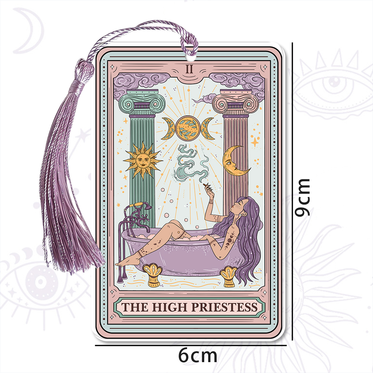 Purplehecate The High Priestess Tarot Bookmark