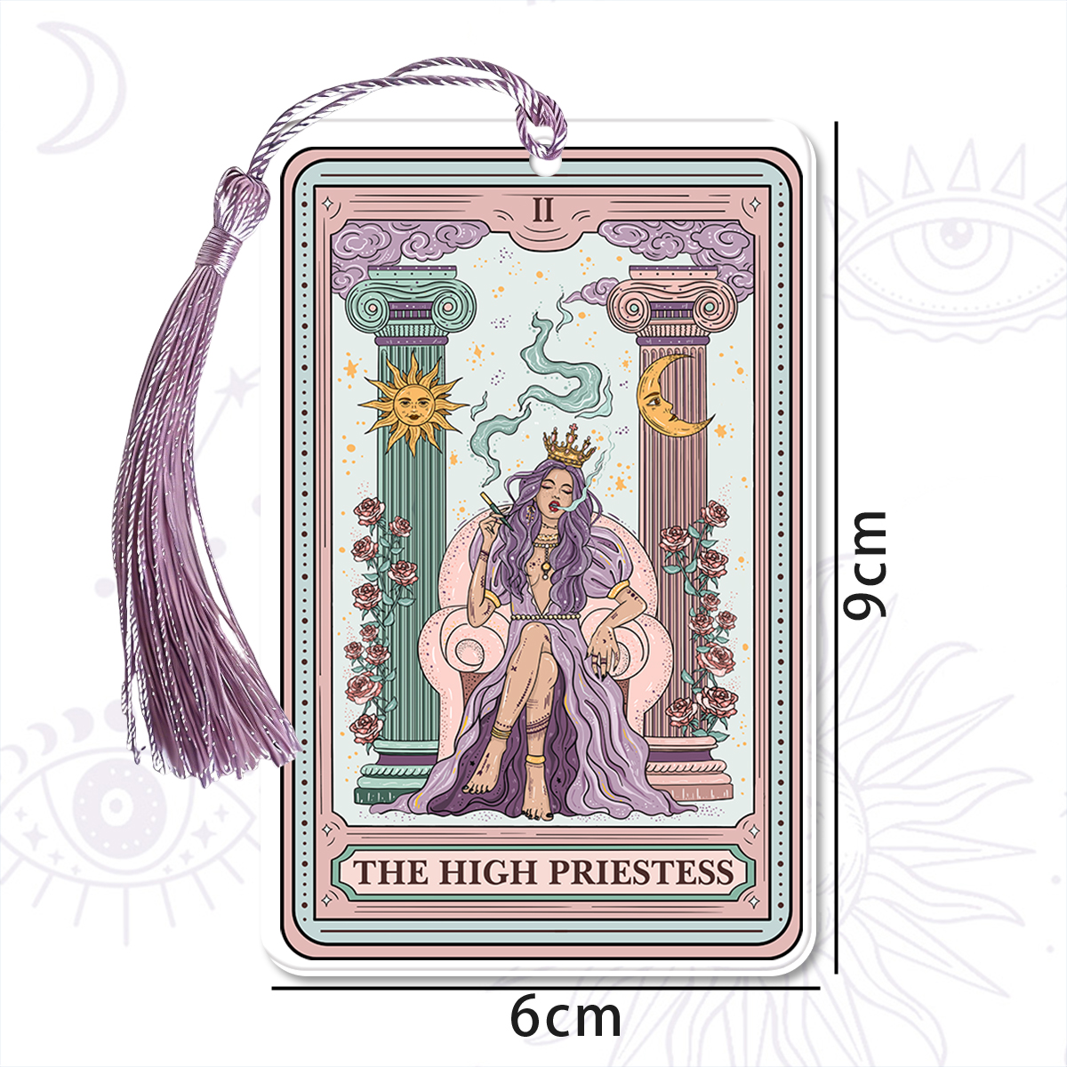 Purplehecate The High Priestess Tarot Card Bookmark