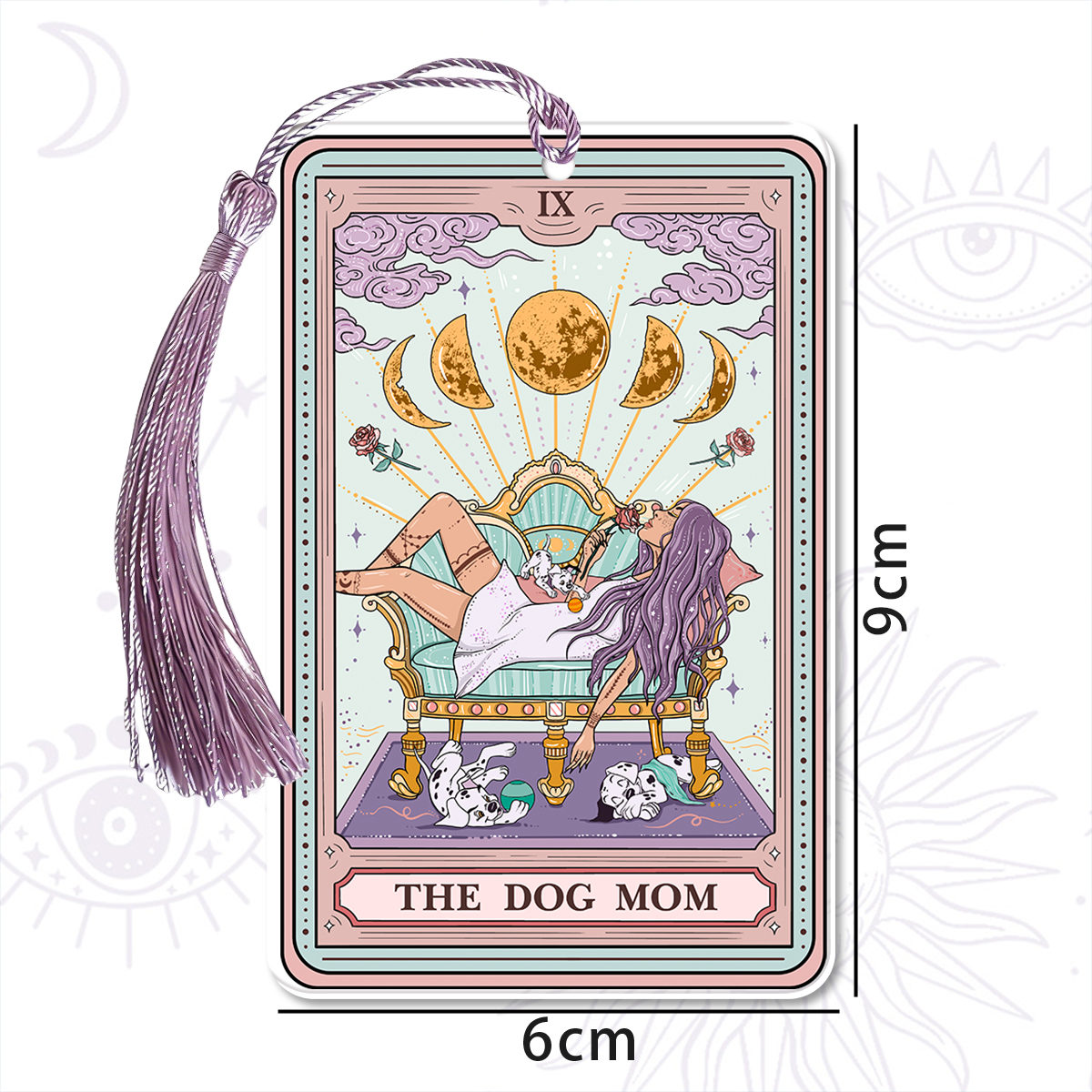 Purplehecate The Dog Mom Tarot Bookmark