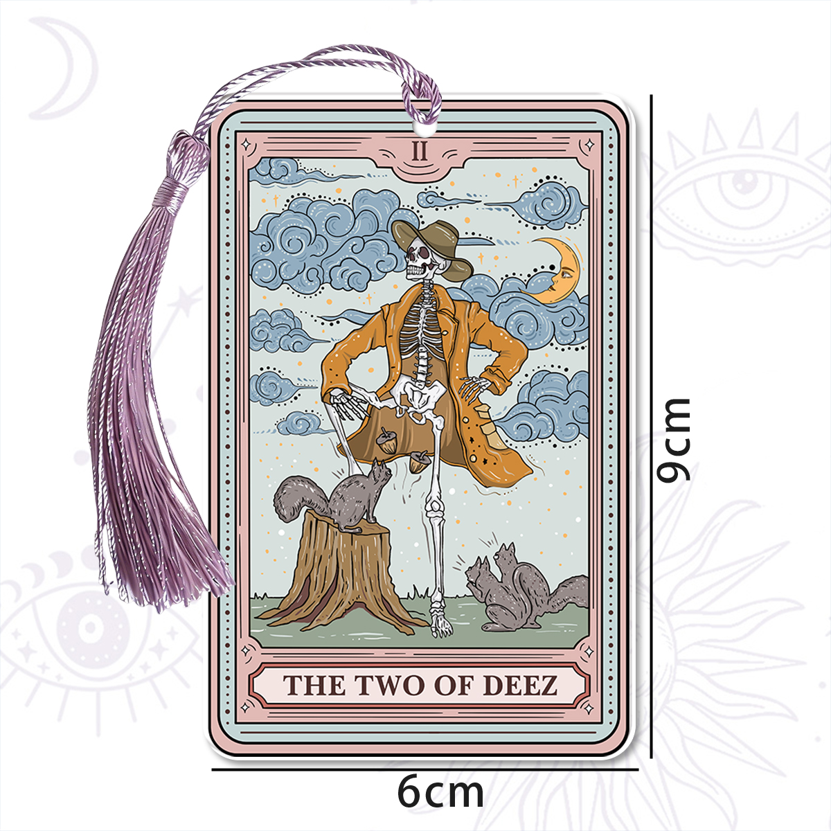 Purplehecate The Two Of Deez Tarot Bookmark