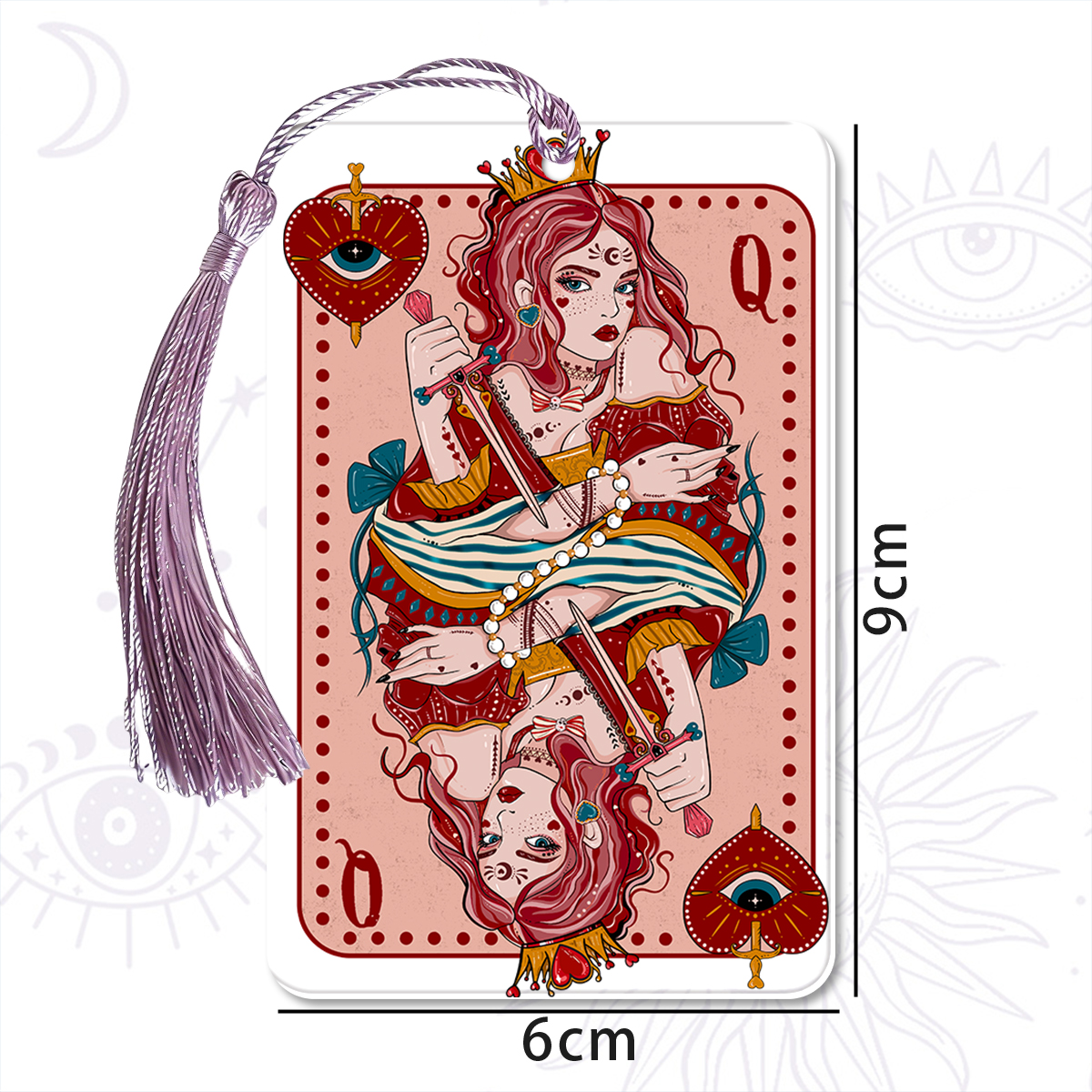 Purplehecate Queen of Hearts Bookmark