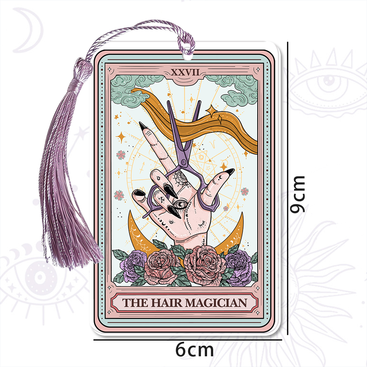 Purplehecate The Hair Magician Tarot Bookmark