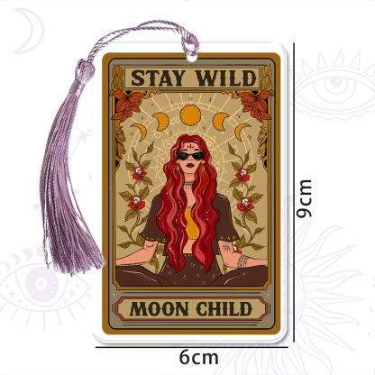 Purplehecate The Stay Wild Moon Child Oracle Card Bookmark