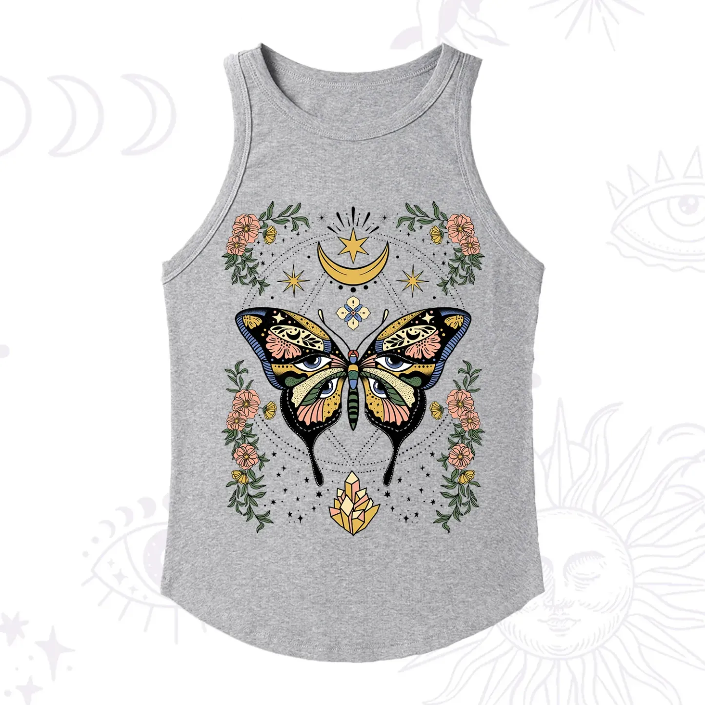Purplehecate I Am Opening Ribbed Tank Top